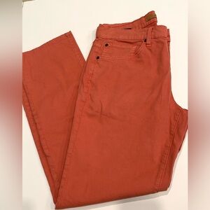 Joe’s Coral Straight Leg Ankle High Rise Cotton Pants Size 29